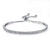Adjustable Trendy Silver Plated Blue Crystal CZ Eyes Bracelets For Women Wedding fashion Jewelry Charming Bracelet & Bangles